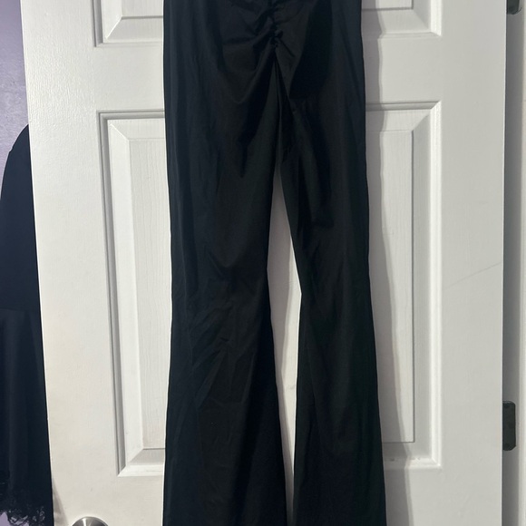 Black Flared Leggings - Picture 2 of 3